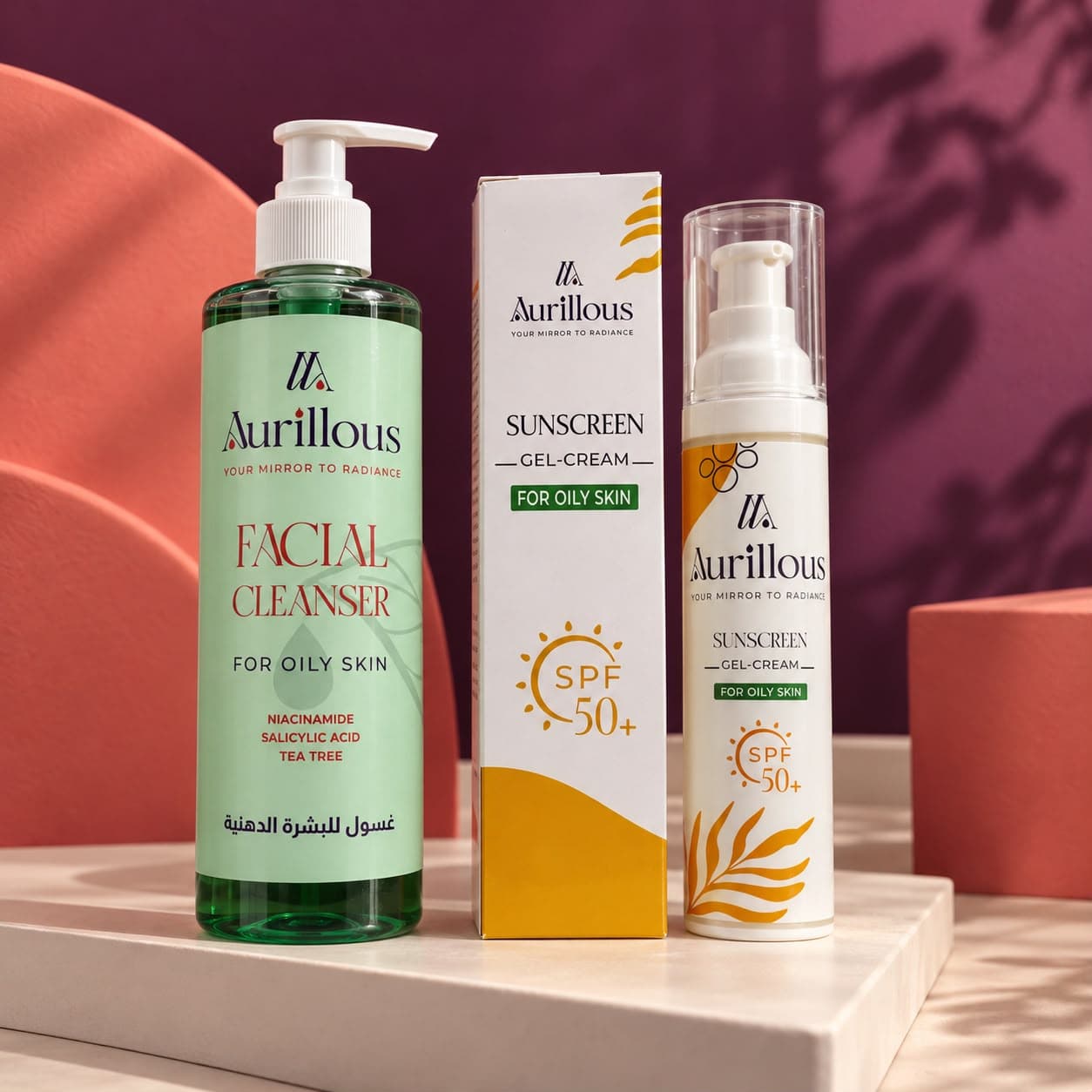 Aurillous Daily Shield Duo ( Oily & Combination Skin)