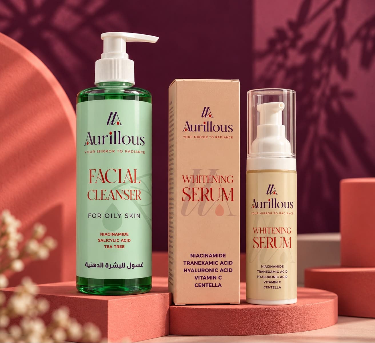 Aurillous Clear & Bright Routine ( Oily & Combination Skin)