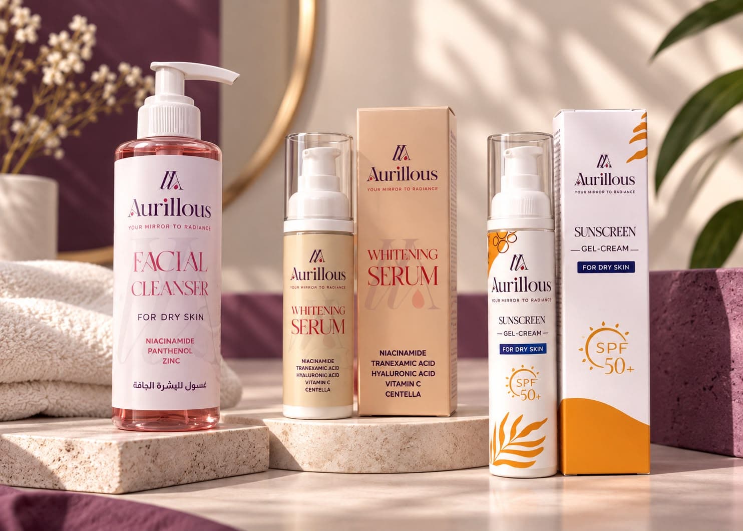 Aurillous Complete Glow Routine (Dry & Normal)