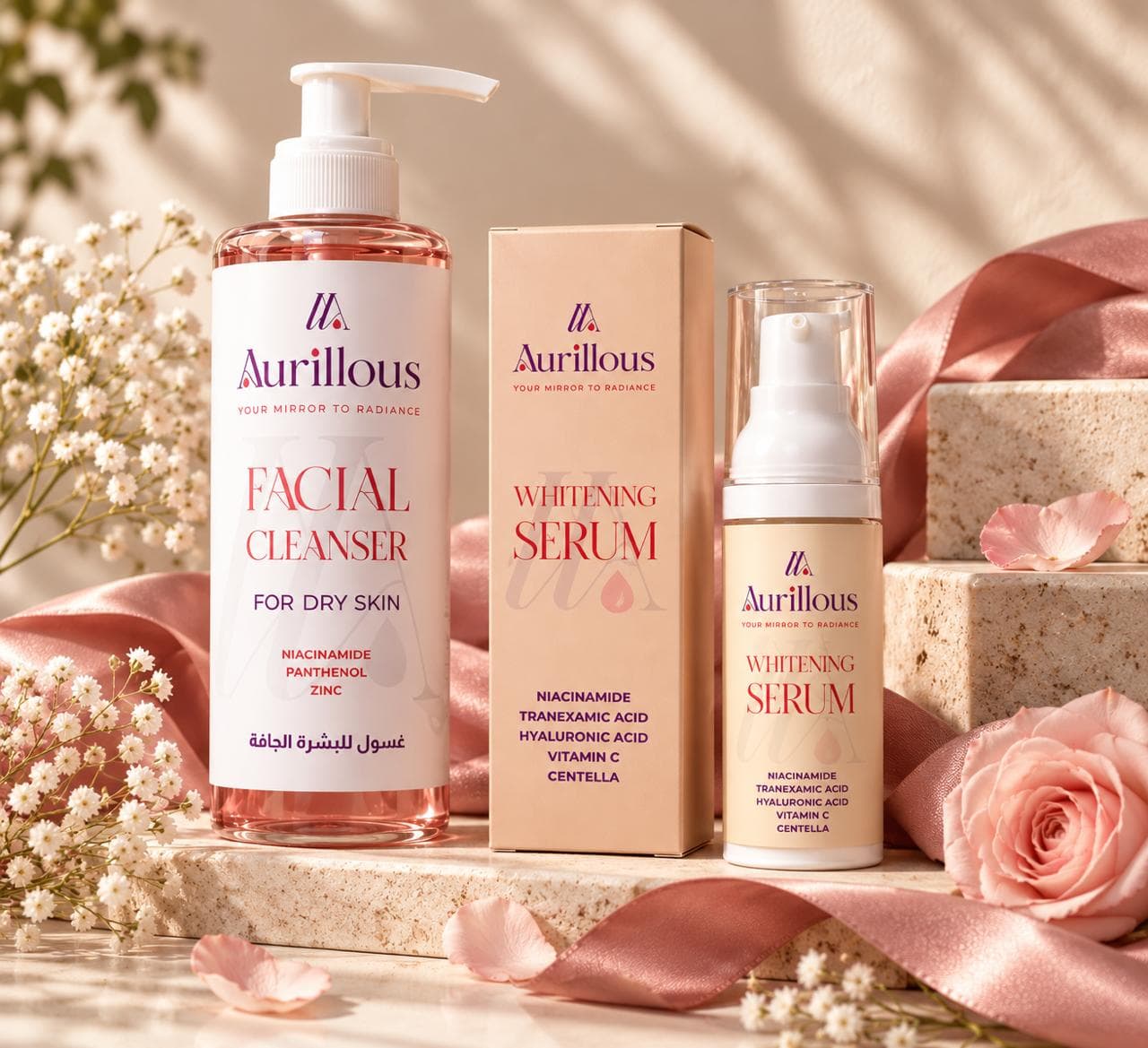 Aurillous Clear & Bright Routine ( Dry & Normal Skin)